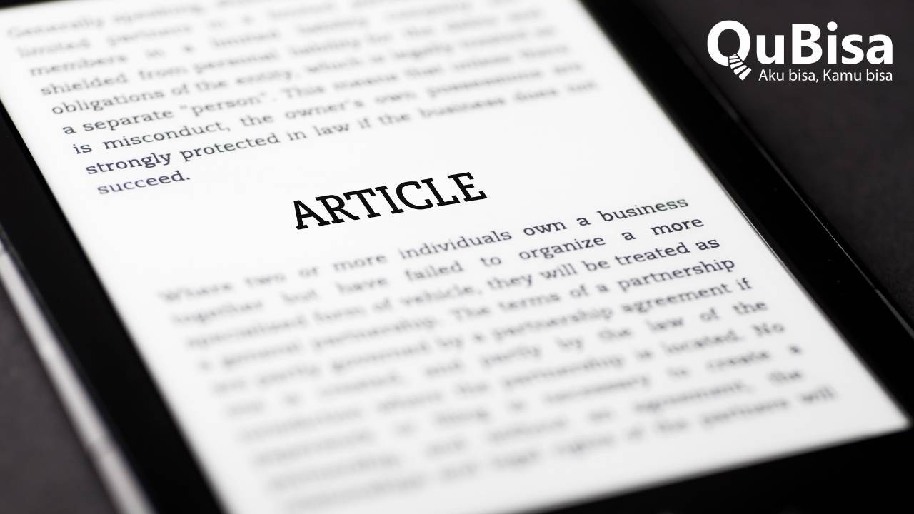 Checklist untuk Memastikan Kualitas Artikel