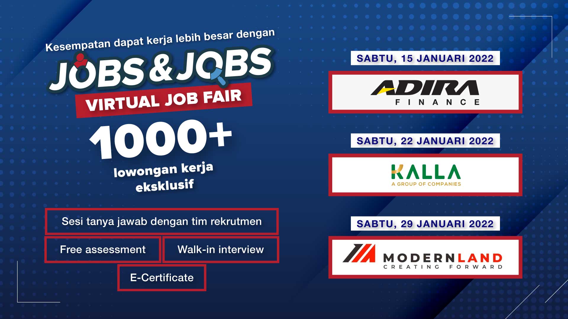 Jobs & Jobs: Virtual Job Fair